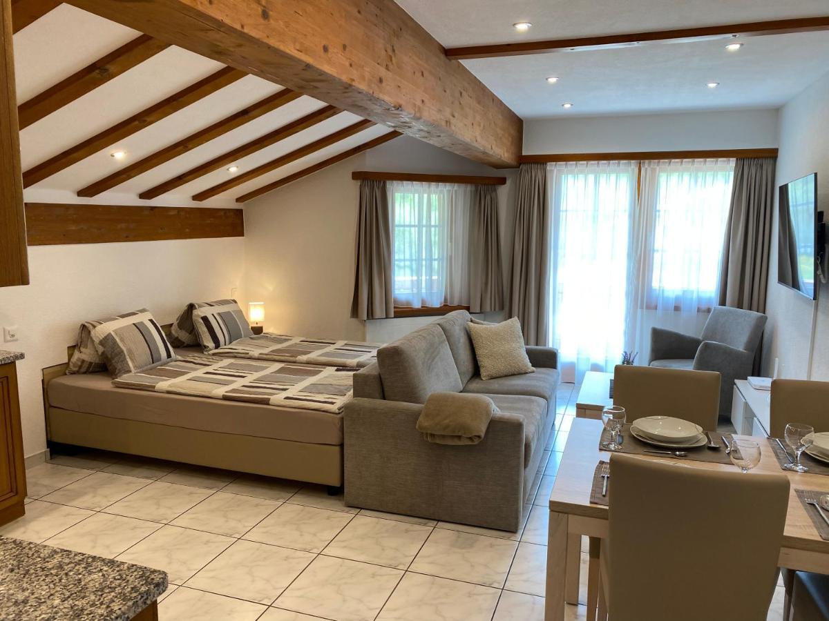 Apartments Arcadia Saas-Grund Dış mekan fotoğraf